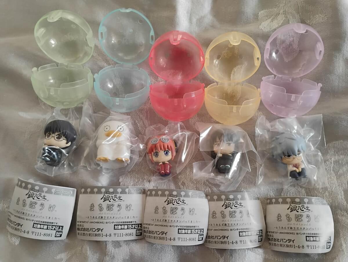 gashapon full set complet collection capsule