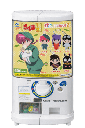 5 Peluches en chibi Gashapon Ranma 1/2 neuf made in Japon