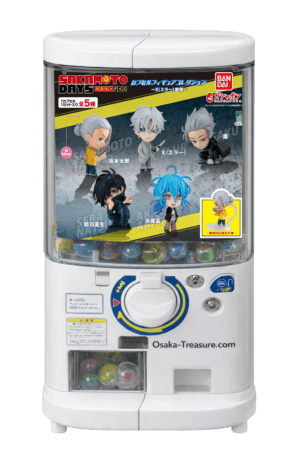 Sakamoto Days Lot Complet 5 Figurines Gashapon Bandai Japon X Slur Akao Sakamoto Seba