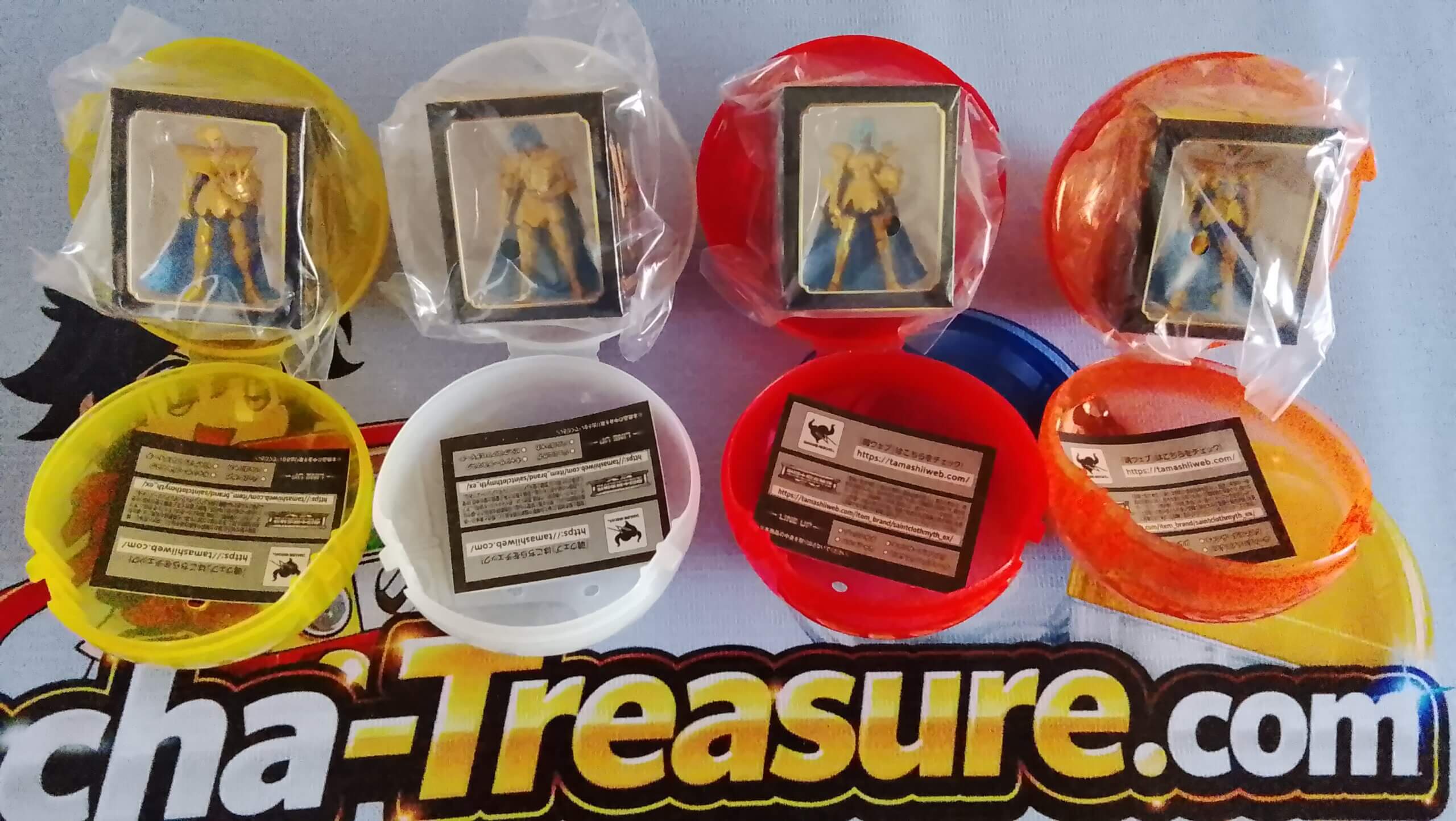 Saint Seiya Full Set 4 Miniature Cloth Myth EX Gashapon Chevaliers du Zodiaque Collection Complète – Image 2