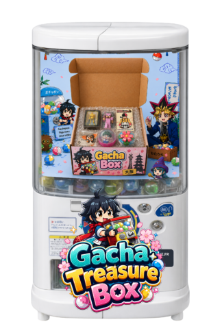 🎁 Gacha Treasure Box – 5 Gashapon officiels du Japon