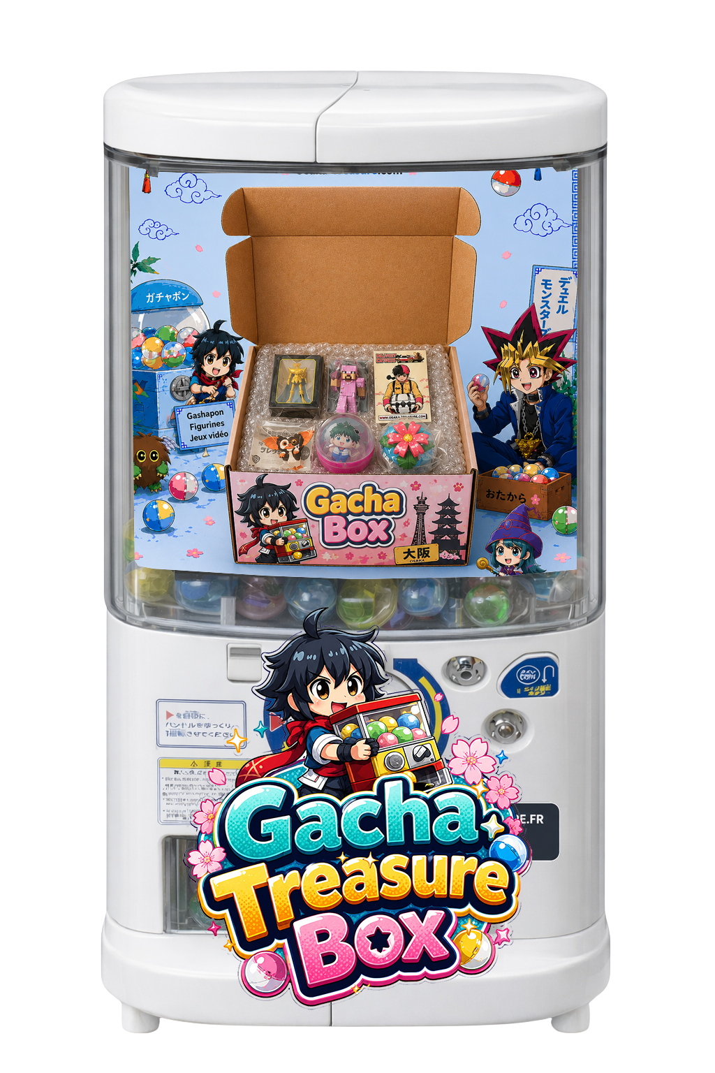 🎁 Gacha Treasure Box – 5 Gashapon officiels du Japon