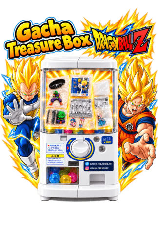 Gacha Treasure Box Dragon Ball Z – 5 figurines – Frais de port offert