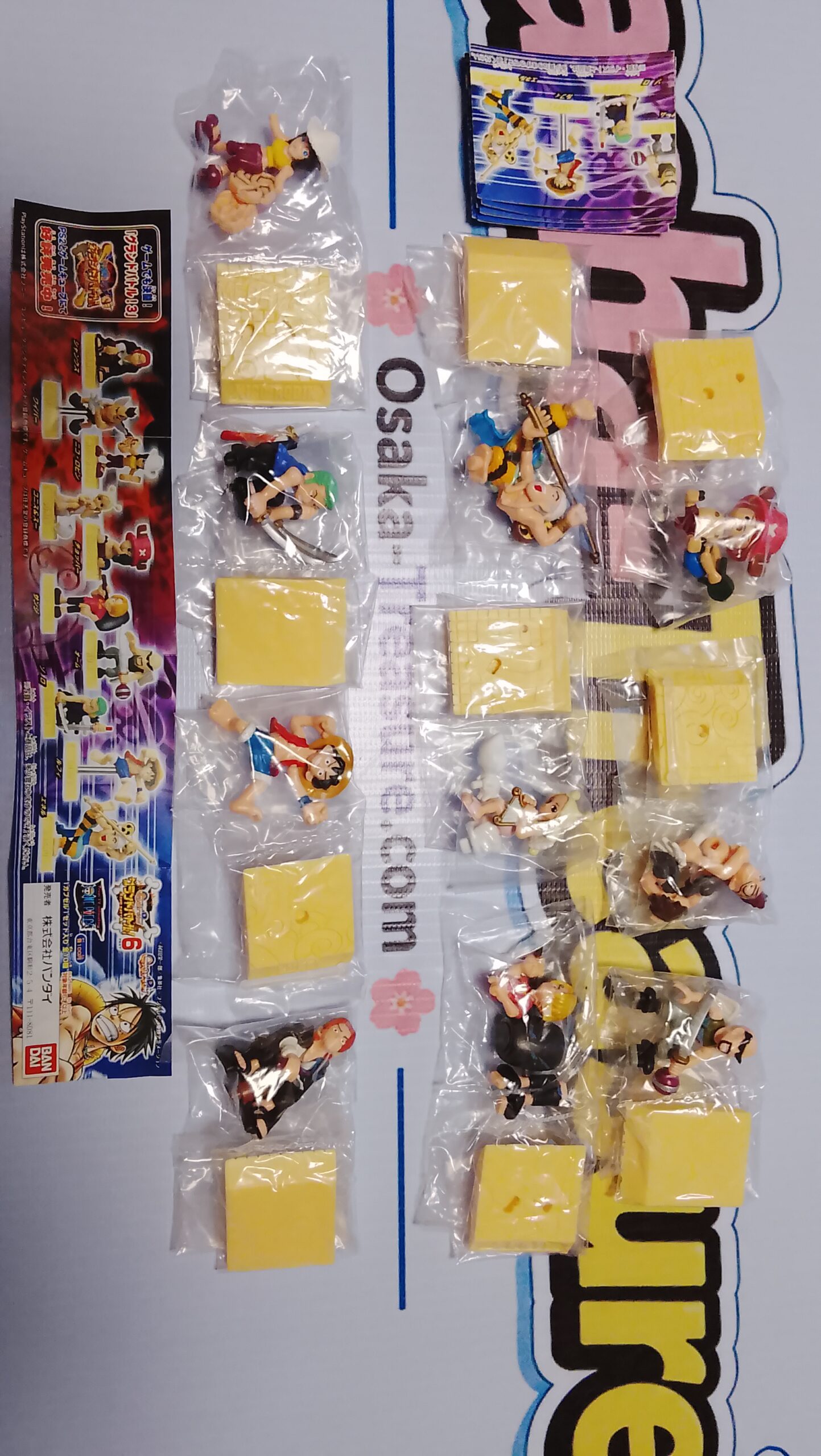 One Piece Grand Battle Part 6 – Full Set de 10 Figurines Bandai Gashapon Japon – Image 2
