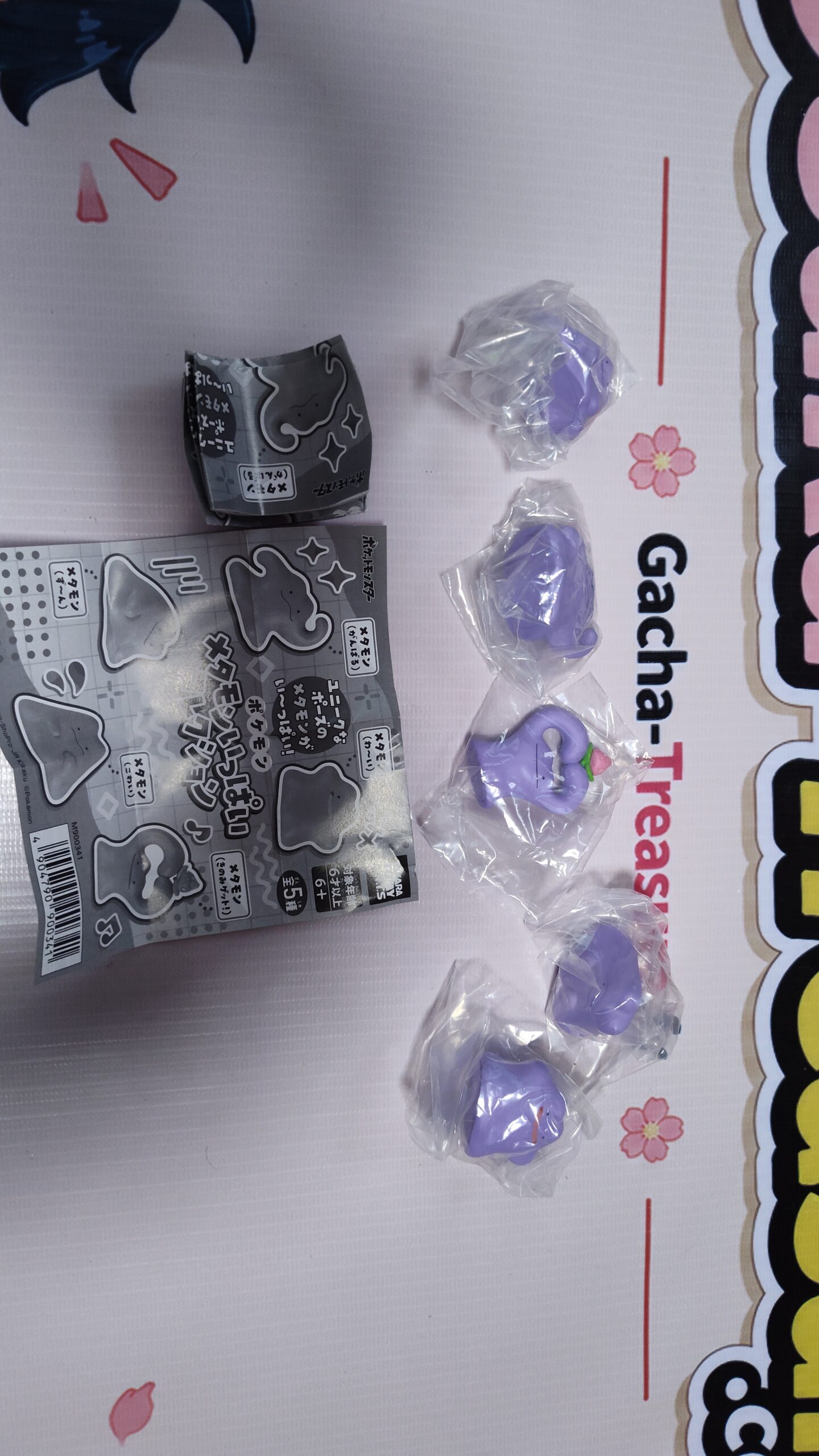 Pokémon Métamorph Ditto – Full Set 5/5 Gashapon Japon – Takara Tomy – Image 2
